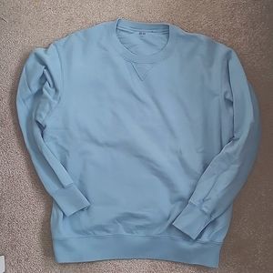 Baby Blue Uniqlo Crewneck Sweater Men's XL